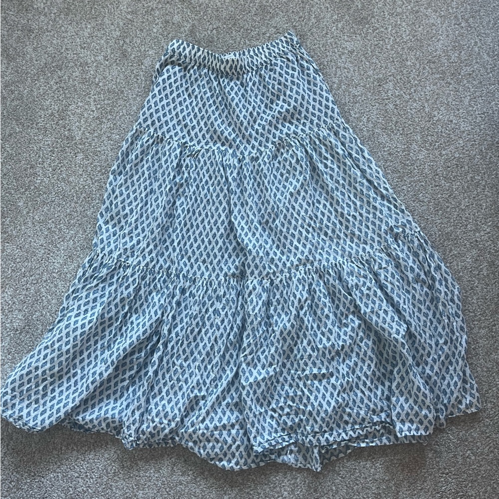 ZARA SHIRRED MAXI SKIRT !!